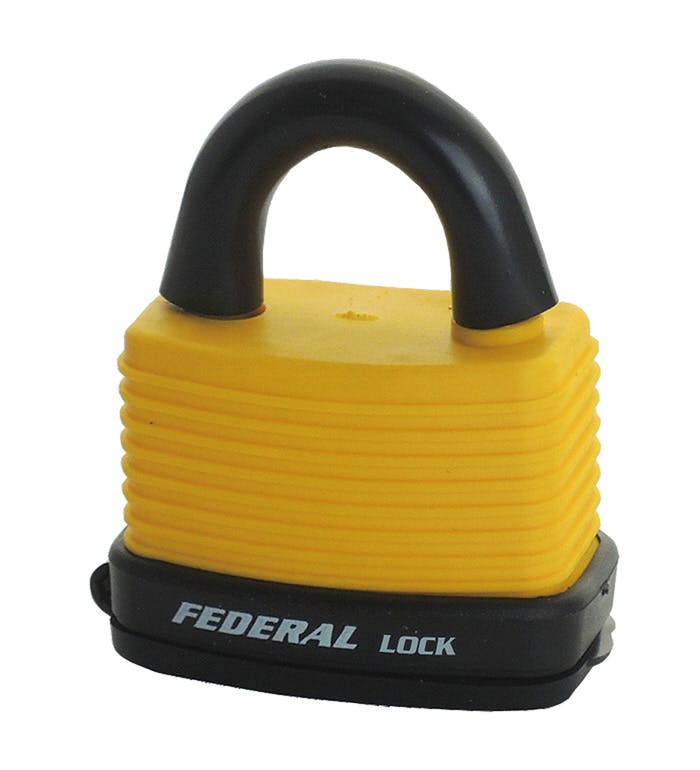 FEDERAL フェデラル 屋外用ダイヤル式南京錠40mmイエロー RL40W-Y-P 003678001043 (CDC) 南京錠 FEDERAL フェデラル 屋外用ダイヤル式南京錠40mmイエロー RL40W-Y-P 003678001043 (CDC) 南京錠