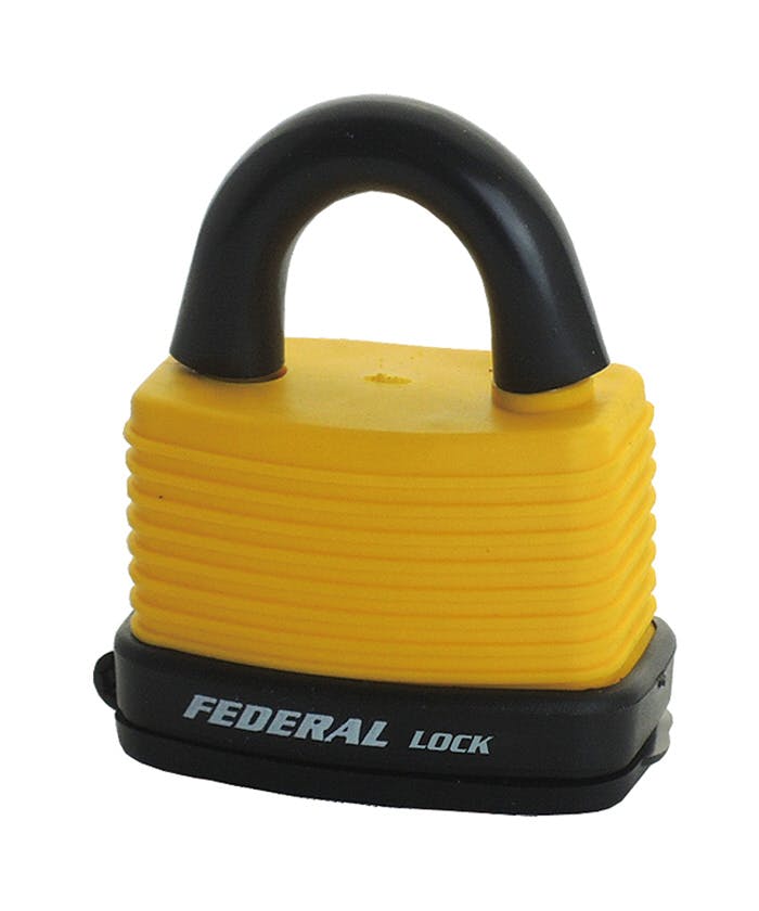 FEDERAL フェデラル 屋外用ダイヤル式南京錠46mmイエロー RL46W-Y-P 003678001044 (CDC) 南京錠 FEDERAL フェデラル 屋外用ダイヤル式南京錠46mmイエロー RL46W-Y-P 003678001044 (CDC) 南京錠