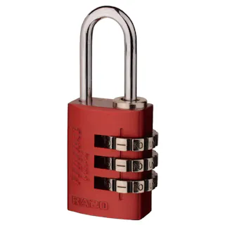 フェデラル ダイヤル式 アルミ 南京錠 20mm レッド RA20-R-P 防犯錠 3桁ダイヤル キャリーケース 3678001060【別送品】