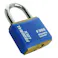 フェデラル 南京錠 ボディーカバー付 30mm ブルー F30E-B-P 防犯錠 ダイヤルロック 鍵 3678001081【別送品】