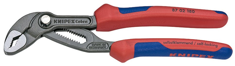 KNIPEX クニペックス コブラウォーターポンププライヤー 8702-180SB 000506213217 プライヤー KNIPEX クニペックス コブラウォーターポンププライヤー 8702-180SB 000506213217 プライヤー