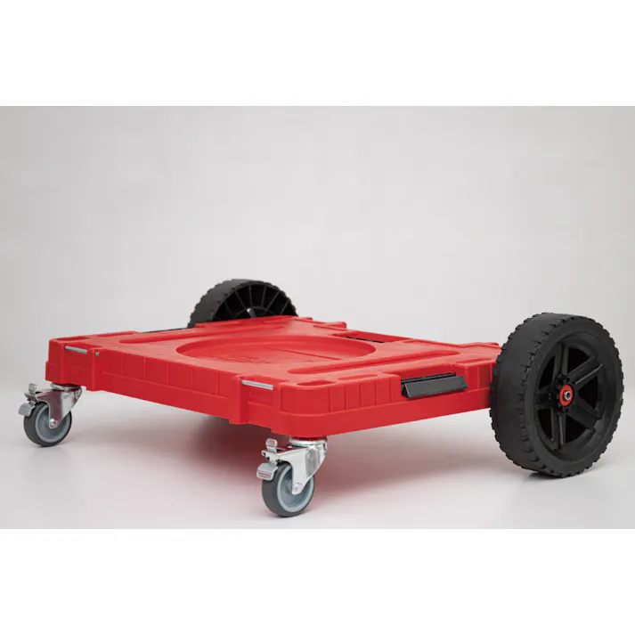 キューブリック QS1 ストッパー付キャスター赤 SKRQTPONE2ACZEPG003 ツールボックス用 台車 移動台 905000003【別送品】