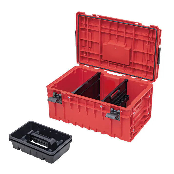 キューブリック QS1 ツールボックスV M 赤 SKRQ350V2CCZEPG003 工具収納 収納ボックス 収納ケース 905000007【別送品】