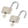ザーカー キー式 防錆南京錠 ツル径7mm シルバー J45 鍵式 防犯 ロック 567000001【別送品】