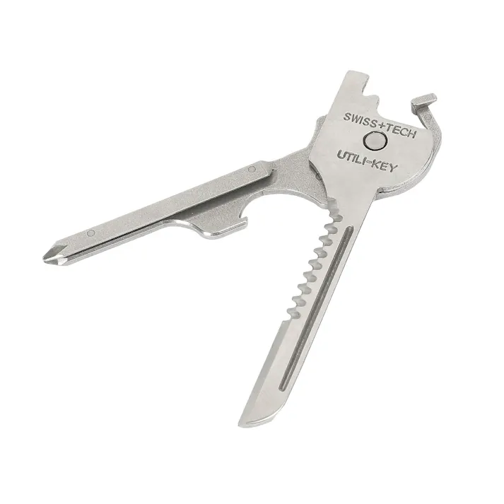 SWISS TECH スイステック ユーティリティーキーツール 6-IN-1 ステンレス製 ST66676 000763000001【別送品】