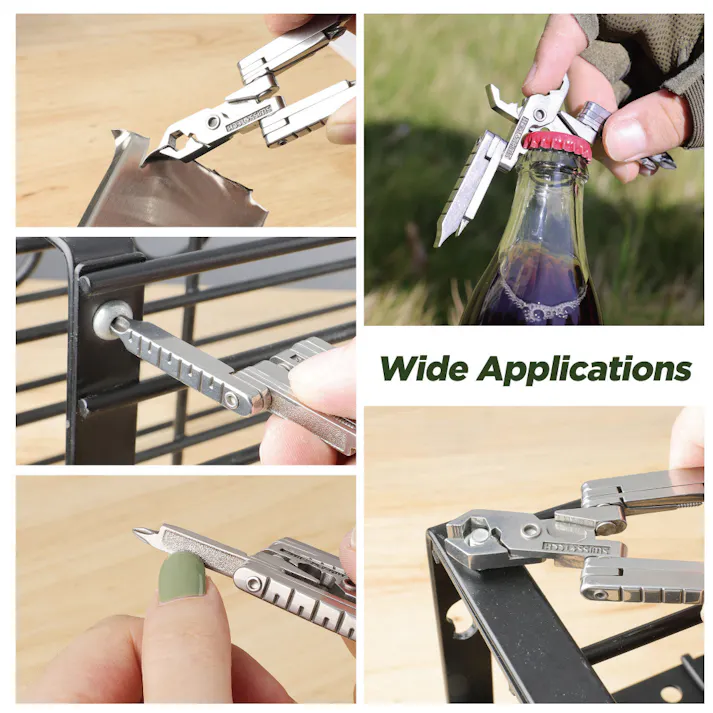 SWISS TECH スイステック スイステック スイステック 折畳み式 マルチツール 19-IN-1 ステンレス製 ST53100 マルチプライヤー 便利工具 多機能 763000003【別送品】