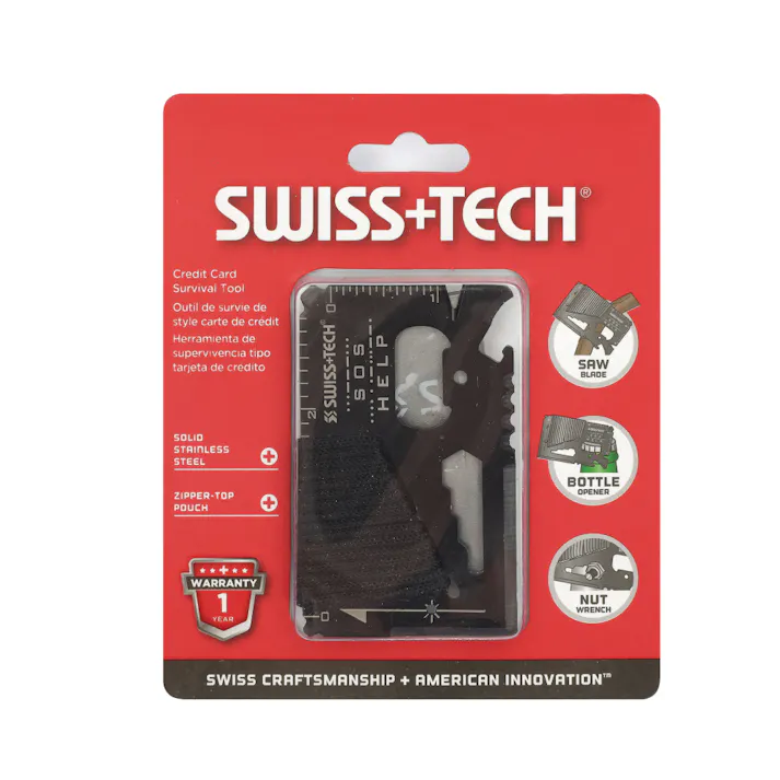 SWISS TECH スイステック スイステック スイステック カード型 マルチツール 17-IN-1 ST33329 アウトドアツール 便利工具 多機能 763000006【別送品】