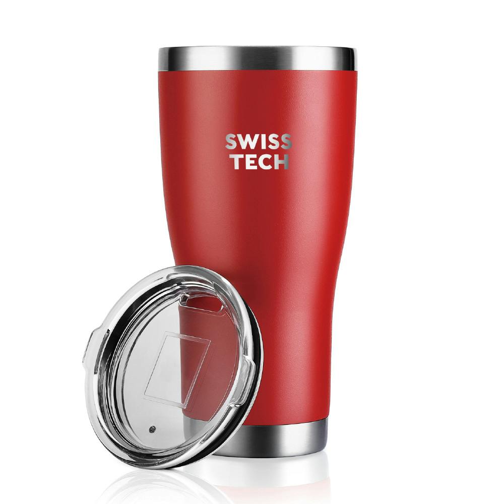 SWISS TECH スイステック タンブラー 赤色 887ml ステンレス製 フタ付 ST071001 000763000011 グラス・タンブラー SWISS TECH スイステック タンブラー 赤色 887ml ステンレス製 フタ付 ST071001 000763000011 グラス・タンブラー