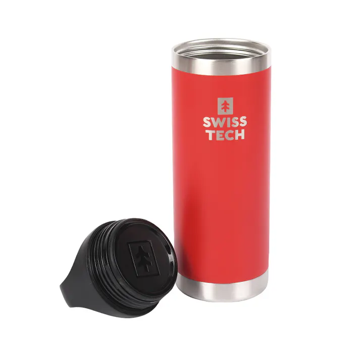 SWISS TECH スイステック スイステック スイステック ボトル 赤色 532ml ステンレス製 ST075001 真空断熱 保温 保冷 763000014【別送品】