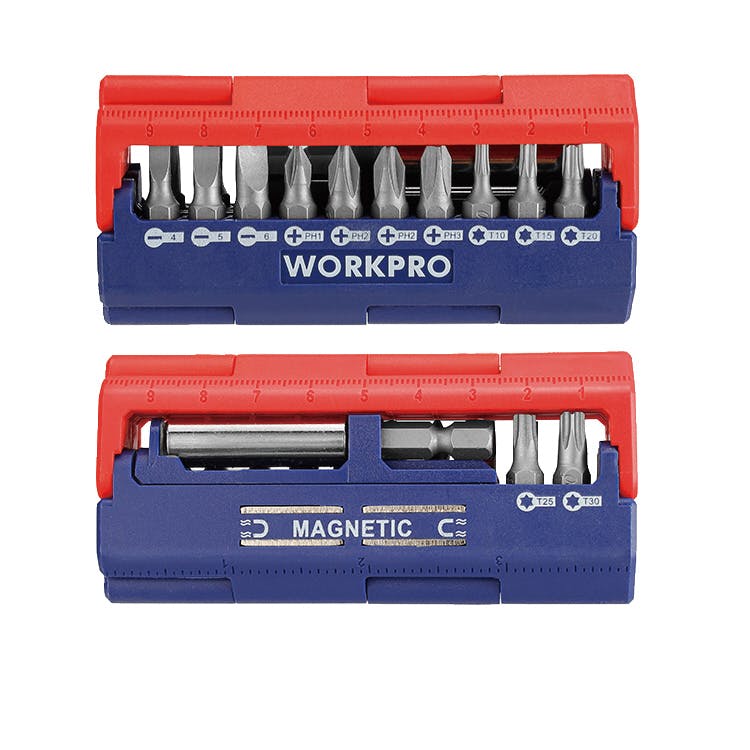 WORKPROワークプロ 13点組 プラス・マイナス・トルクスビットセット ホルダー付き WP221062 000764000017 ドライバービット WORKPROワークプロ 13点組 プラス・マイナス・トルクスビットセット ホルダー付き WP221062 000764000017 ドライバービット
