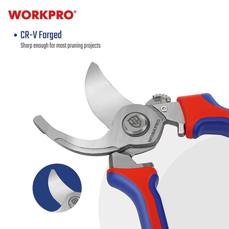 WORKPROワークプロ アルミ合金ハンドル 剪定鋏 全長215mm