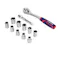 WORKPROワークプロ ワークプロ 12点組 1/2DR ソケットレンチセット 10-22mm WP202586 ラチェットレンチセット 工具セット 自動車整備 764000033【別送品】