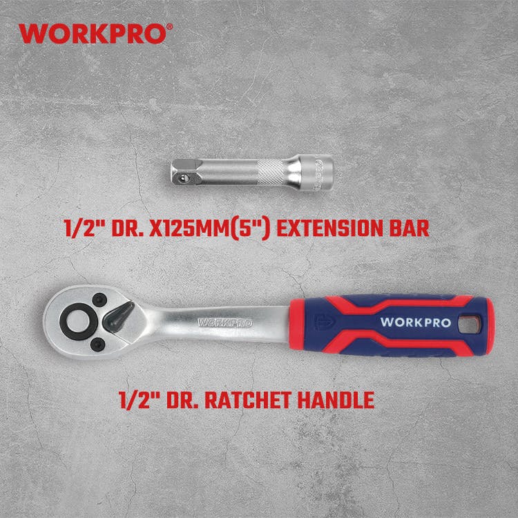 WORKPROワークプロ ワークプロ 12点組 1/2DR ソケットレンチセット 10