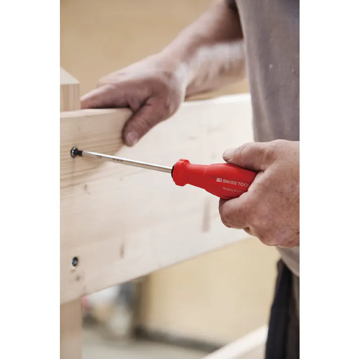 PB SWISS TOOLS ピービースイスツールズスイスグリップEVO レインボー マイナスドライバー M3 ネジ適合 刃先幅5.5×刃先厚0.8mm 軸長120mm 全長224mm イエロー 38100.3-120YE 000501900837【別送品】