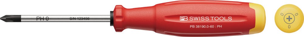 PB SWISS TOOLS ピービースイスツールズスイスグリップEVO プラスドライバー M1.6-2 ネジ適合 サイズPH0 軸長60mm 全長145mm ドライバー PB SWISS TOOLS ピービースイスツールズスイスグリップEVO プラスドライバー M1.6-2 ネジ適合 サイズPH0 軸長60mm 全長145mm ドライバー