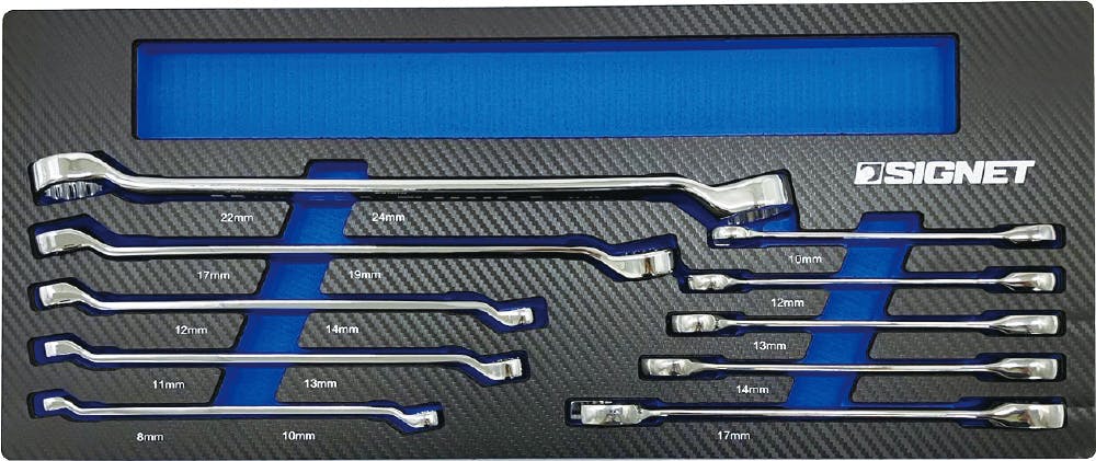 SIGNET 85点組 3/8DR・1/4DR 3段 ツールボックス 工具セット レッド