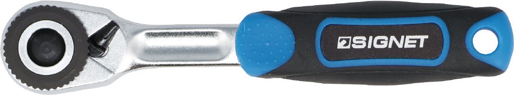 SIGNET 1/4HEX 早回し対応 超小型ビットラチェットハンドル 72ギア 狭