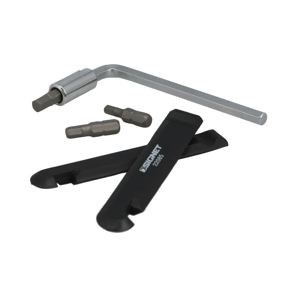 SIGNET 12点組 自転車用 携帯 ミニツールセット レッド 22085 レッド