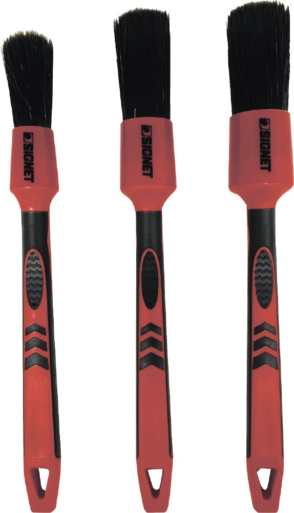 ブラシ SIGNET 滑り止めグリップ搭載 ミックス毛 洗車ブラシ ペン型 Sサイズ