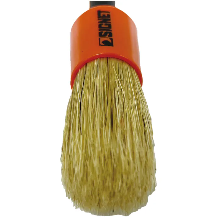 SIGNET 滑り止めグリップ搭載 猪毛ボアーズ 洗車ブラシ ペン型 Mサイズ ディテールブラシ 革製品・デリケート部位の細部清掃に最適 45636 000856845636【別送品】