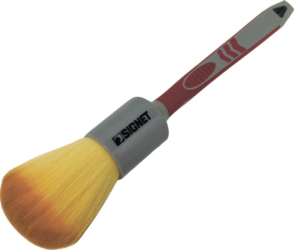 SIGNET 滑り止めグリップ搭載 ウルトラソフト合成毛 洗車ブラシ ペン型 Mサイズ ディテールブラシ ダッシュボード・ナビ周りの繊細清掃に最適 45639 000856845639【別送品】