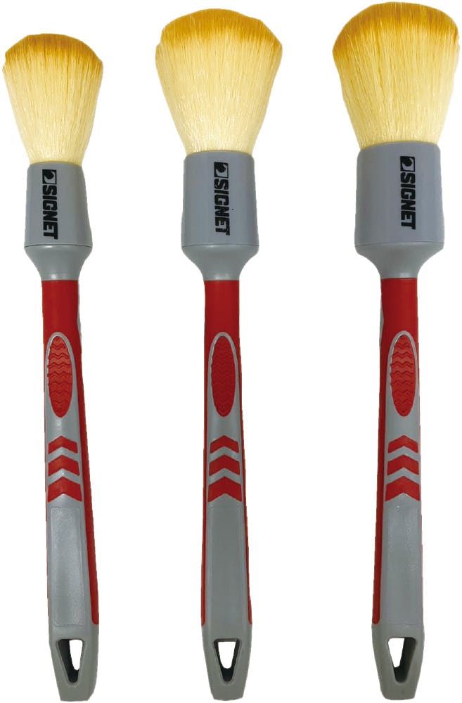 SIGNET 滑り止めグリップ搭載 ウルトラソフト合成毛 洗車ブラシ ペン型