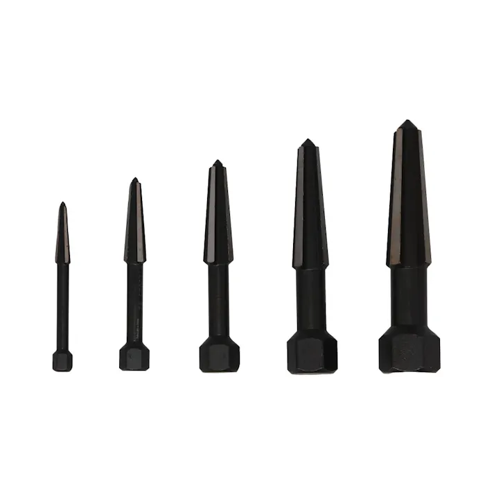 SIGNET 5本組 ダブルエッジスクリューエキストラクターセット 1-5mm 46772 なめたネジ 固着ネジ メンテナンス 000856846772【別送品】