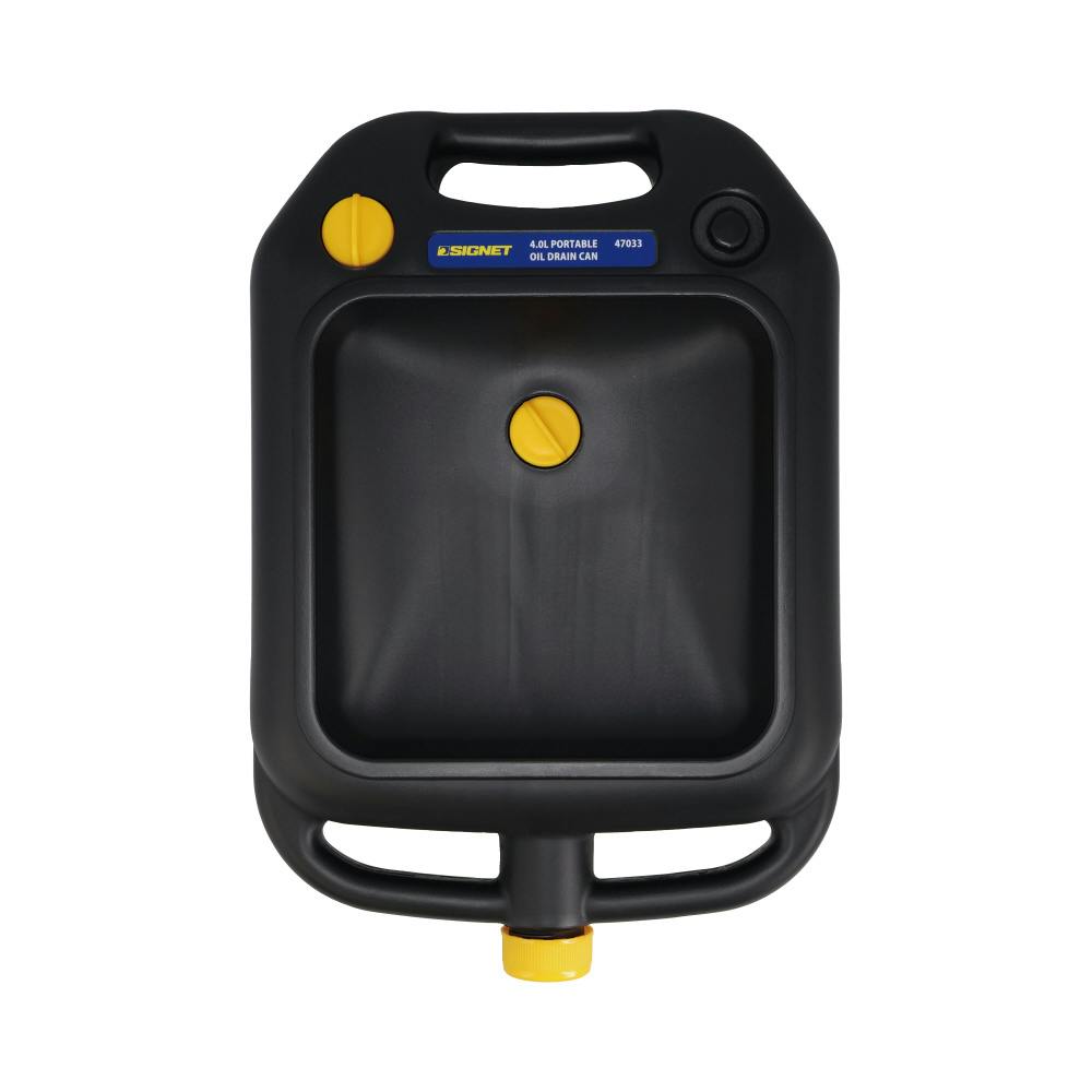 SIGNET 携帯用 オイルドレインパン 4L キャップ付 47033 廃油受け オイル交換 自動車バイク整備 000856847033【別送品】