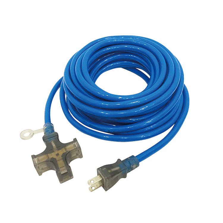 SIGNET 125V 15A VCTソフト延長ケーブル 10M ブルー 47121 電源コード 延長コード 000856847121【別送品】