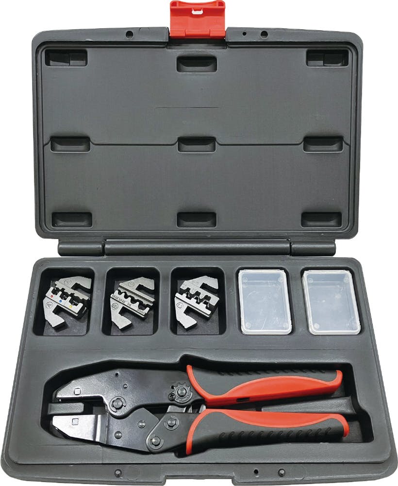 SIGNET 圧着ペンチ・ダイスセット ケース付 47162 電気工事 配線接続