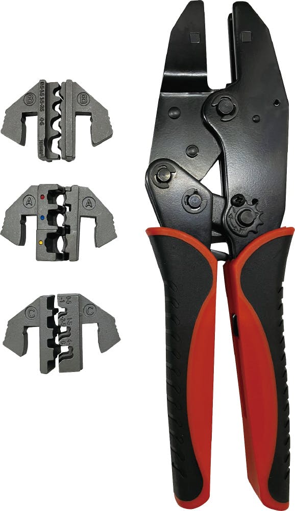 SIGNET 圧着ペンチ・ダイスセット ケース付 47162 電気工事 配線接続