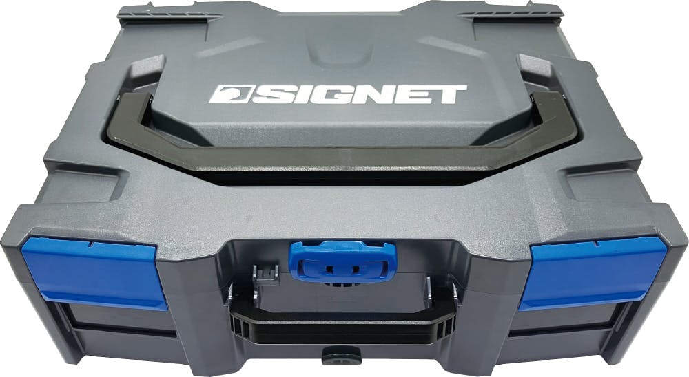 SIGNET ABS製 ツールボックス 鍵穴付 積み重ね・連結可能 54029 整理収納 持ち運び便利 工具ケース 000856854050【別送品】