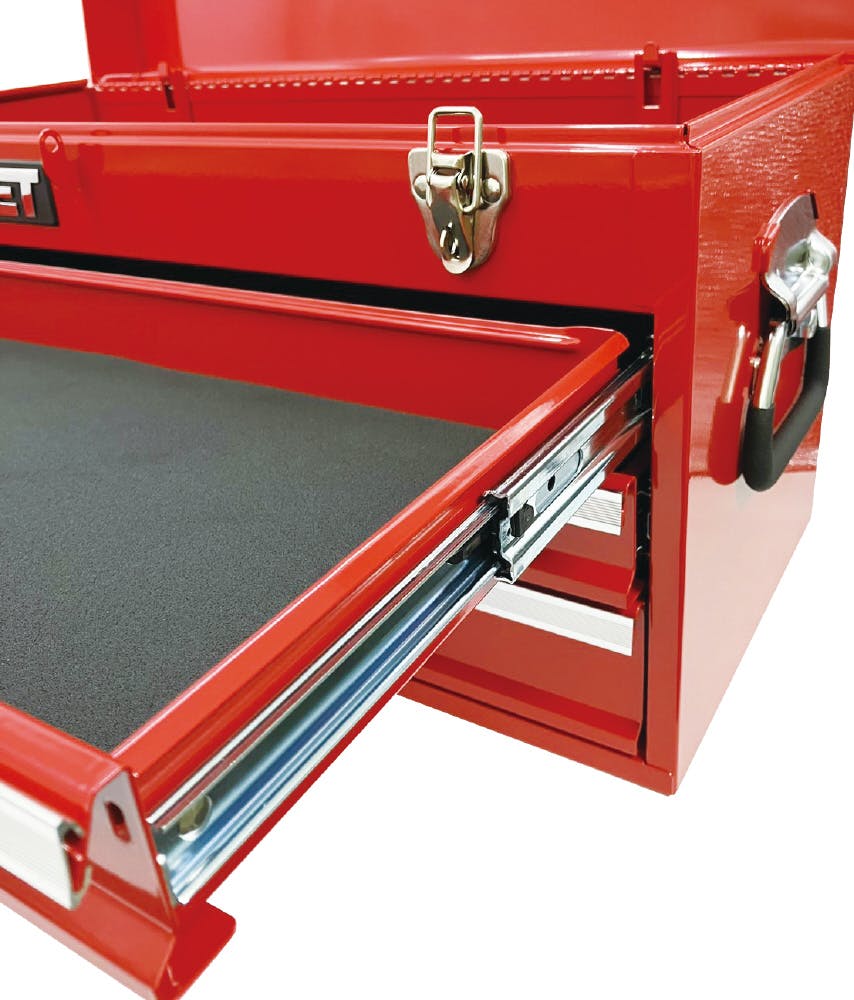 SIGNET 3段式 ツールボックス レッド 54340W/O 工具箱 持ち運び 収納