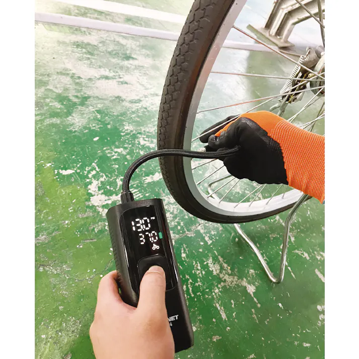 SIGNET 5V/2A電動空気入れ エアーポンプ 2000mah LEDライト付 65464 自動車 自転車 持ち運び 000856865464【別送品】