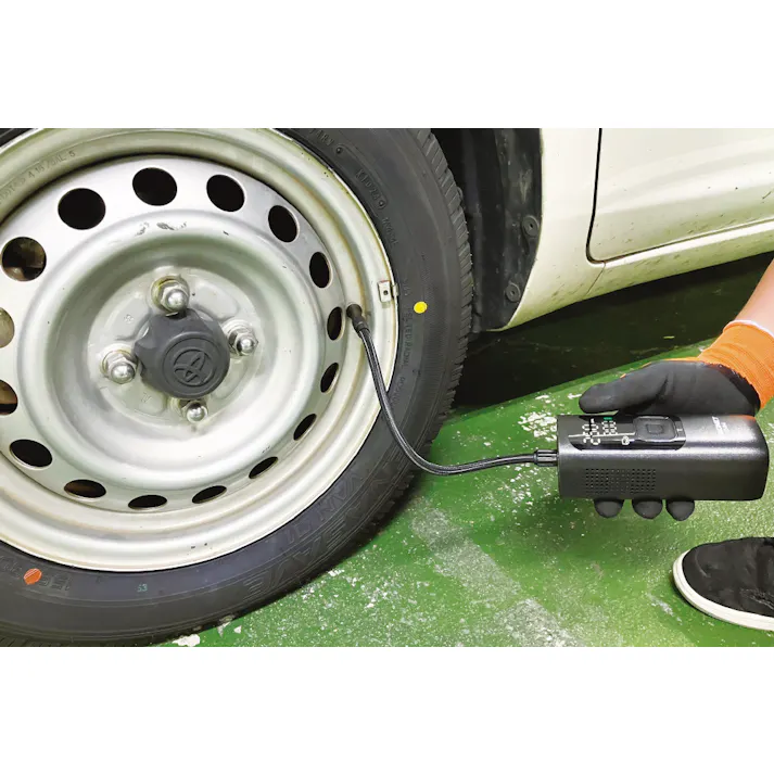 SIGNET 5V/2A電動空気入れ エアーポンプ 2000mah LEDライト付 65464 自動車 自転車 持ち運び 000856865464【別送品】