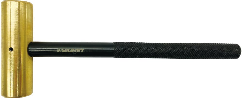 SIGNET 真鍮ハンマー 6オンス ローレット付ハンドル 80401 ソフトハンマー 自動車整備 傷防止 000856880401【別送品】