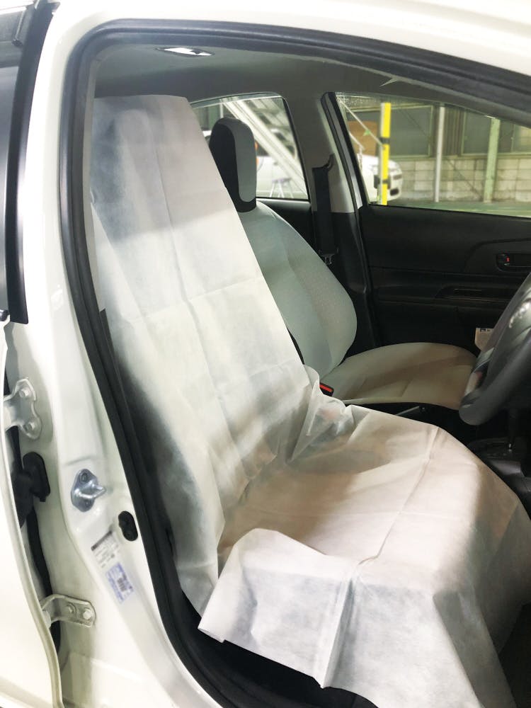 SIGNET 不織布クリーンネスシートカバー ホワイト 800×1570mm 85134 養生 汚れ防止 シートカバー 000856885134【別送品】