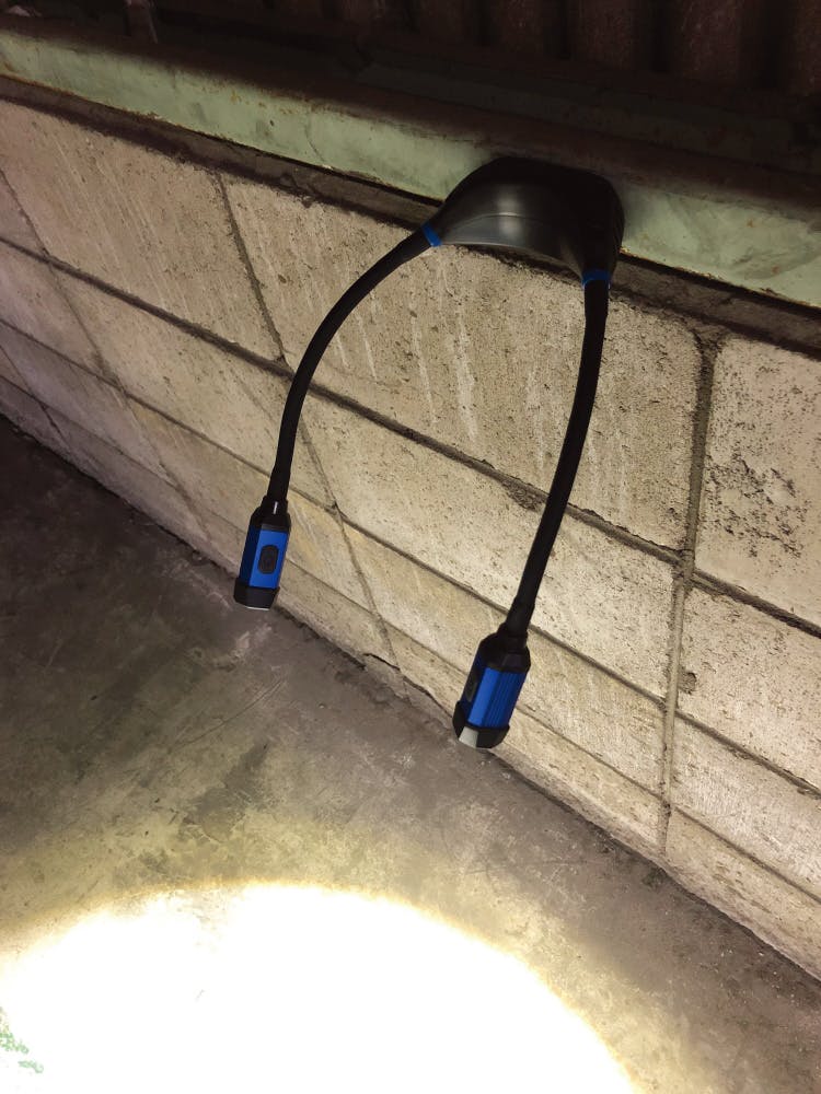 SIGNET 首掛式 LEDネックライト USB充電式 ツインアイズ 96076 ハンズ