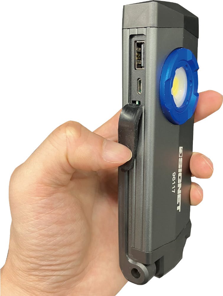 SIGNET 最大1000ルーメン 折畳式 多機能 LEDライト フック・マグネット