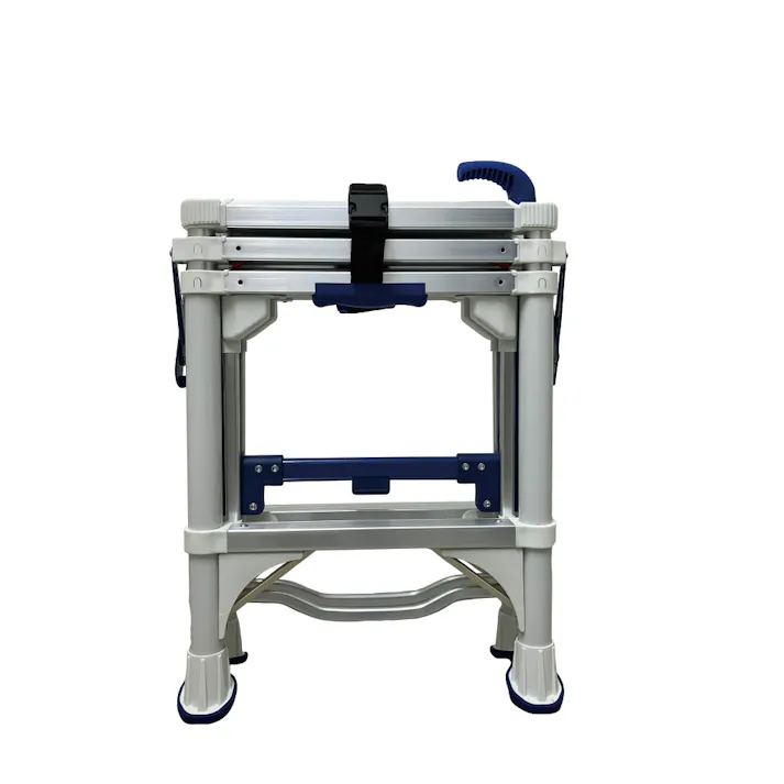 SIGNET 手すり付 折りたたみ 脚立 4段 ワンタッチコンパクト収納 99851 踏み台 高所作業 000856899851【別送品】