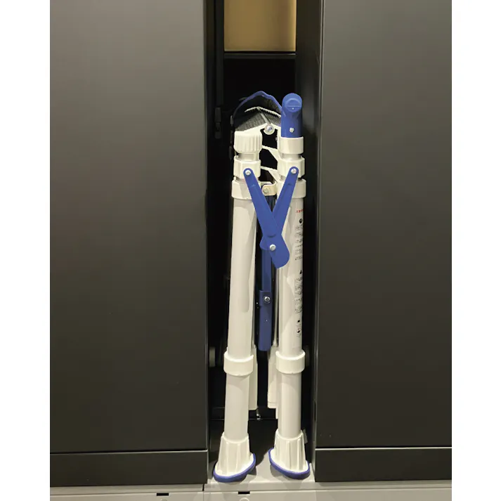 SIGNET 手すり付 折りたたみ 脚立 4段 ワンタッチコンパクト収納 99851 踏み台 高所作業 000856899851【別送品】