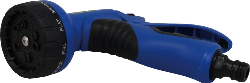 SIGNET 高耐久 伸縮ホース 15.25m 3倍伸長 10パターン 散水ノズル付