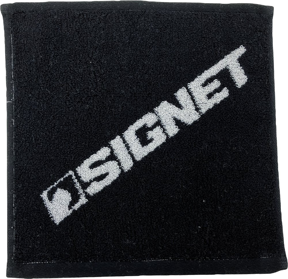 SIGNET ハンドタオル 250×250mm ブラック 99948 ブラック グッズ メンテナンス 作業用 000856899948【別送品】