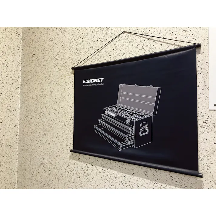 SIGNET SIGNETタペストリー TOOLBOX ver. 99975 グッズ 壁掛け ガレージ装飾 000856899975【別送品】