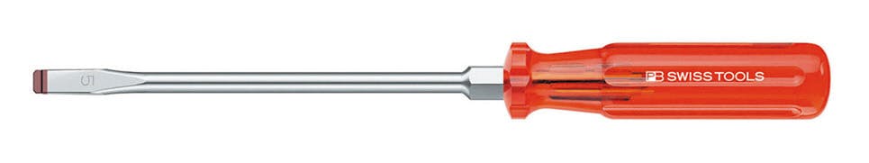 ピービースイスツールズ マイナスドライバー クラシックハンドル 根元六角付 1.6×10mm 軸長180mm ねじ締め 精密作業 DIY 102.6-180 000501004060【別送品】