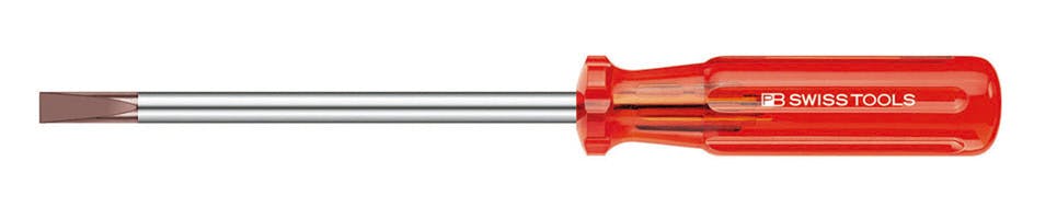 ピービースイスツールズ セットスクリュー用ドライバー クラシックハンドル 刃先厚0.8mm 軸長110mm ジェット調整 精密調整 高トルク 106.2-110 000501008002【別送品】