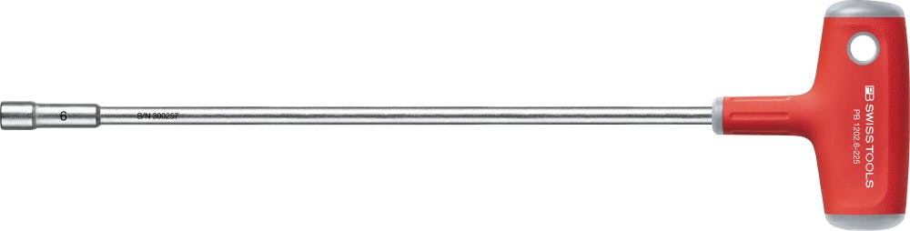 ピービースイスツールズ クロスハンドル ソケットドライバー 6mm 軸長225mm 高トルク DIY ねじ締め 1202.6-225 000501110153【別送品】