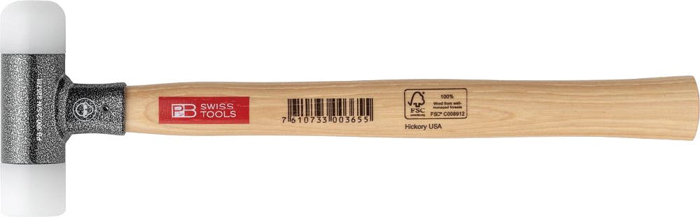 ピービースイスツールズ 無反動ナイロンハンマー ヘッド27mm 全長290mm 家具組み立て DIY ディスク 300.2 000501152002【別送品】
