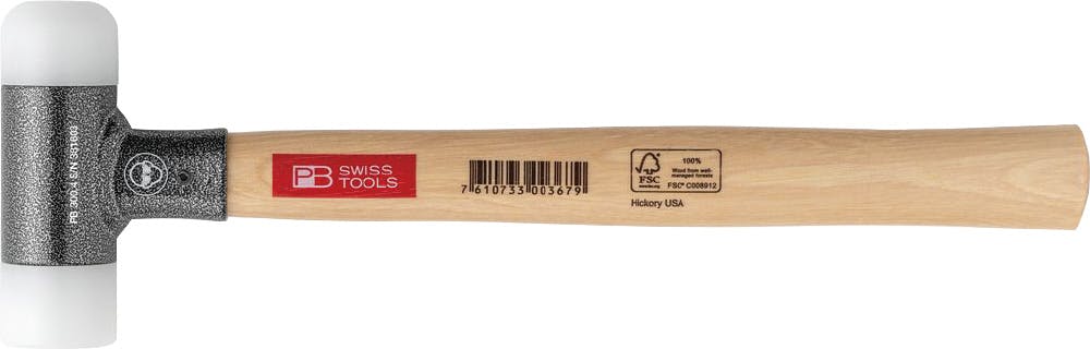 ピービースイスツールズ 無反動ナイロンハンマー ヘッド35mm 全長330mm 家具組み立て DIY ディスク 300.4 000501152004【別送品】