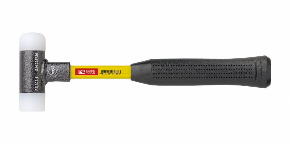 ピービースイスツールズ 無反動ナイロンハンマー グラスファイバー柄 ヘッド22mm 全長270mm 家具組み立て DIY ディスク 303.1 000501155001【別送品】